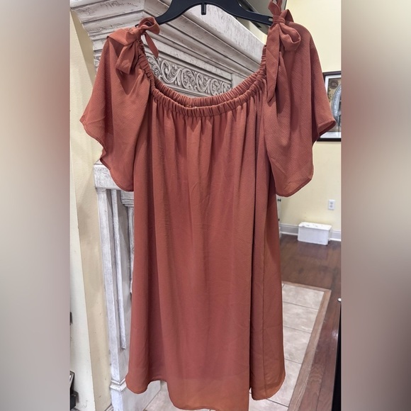 She + Sky Dresses & Skirts - NWT She + Sky Off The Shoulder Dress Size Small Oversized